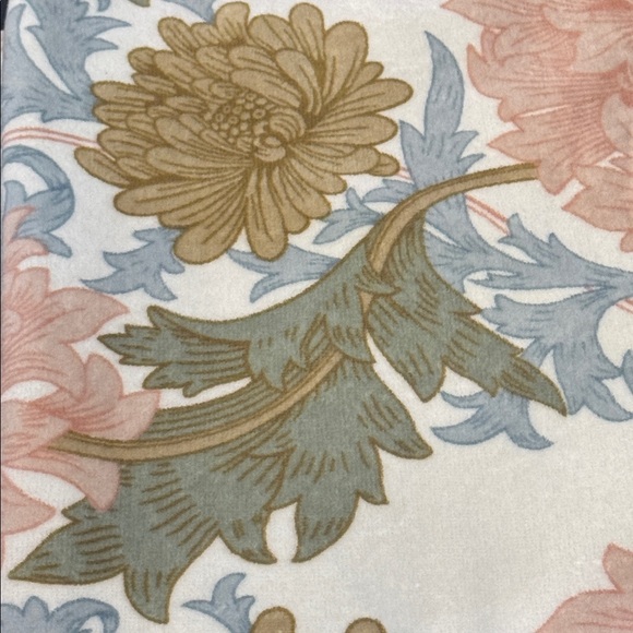 2pc MORRIS & CO 100% Cotton Velour Bath Towel Set - Chrysathem - Picture 7 of 10